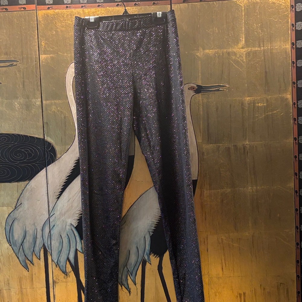 Zara Black Sparkly Pants